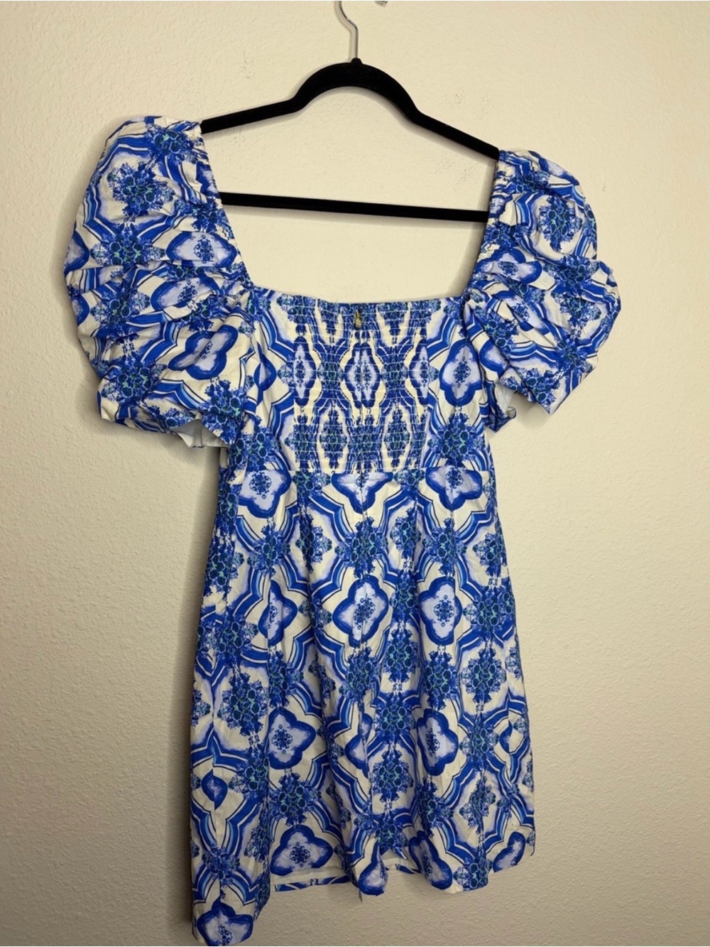 Cara Cara Kelly Blue Mosaic Dress - Picture 6 of 8
